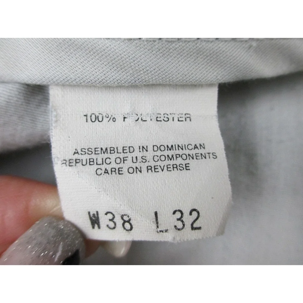 VINTAGE Levi's Action Slacks Pants Mens 38 Blue Chino Business Casual 38X32 90s*